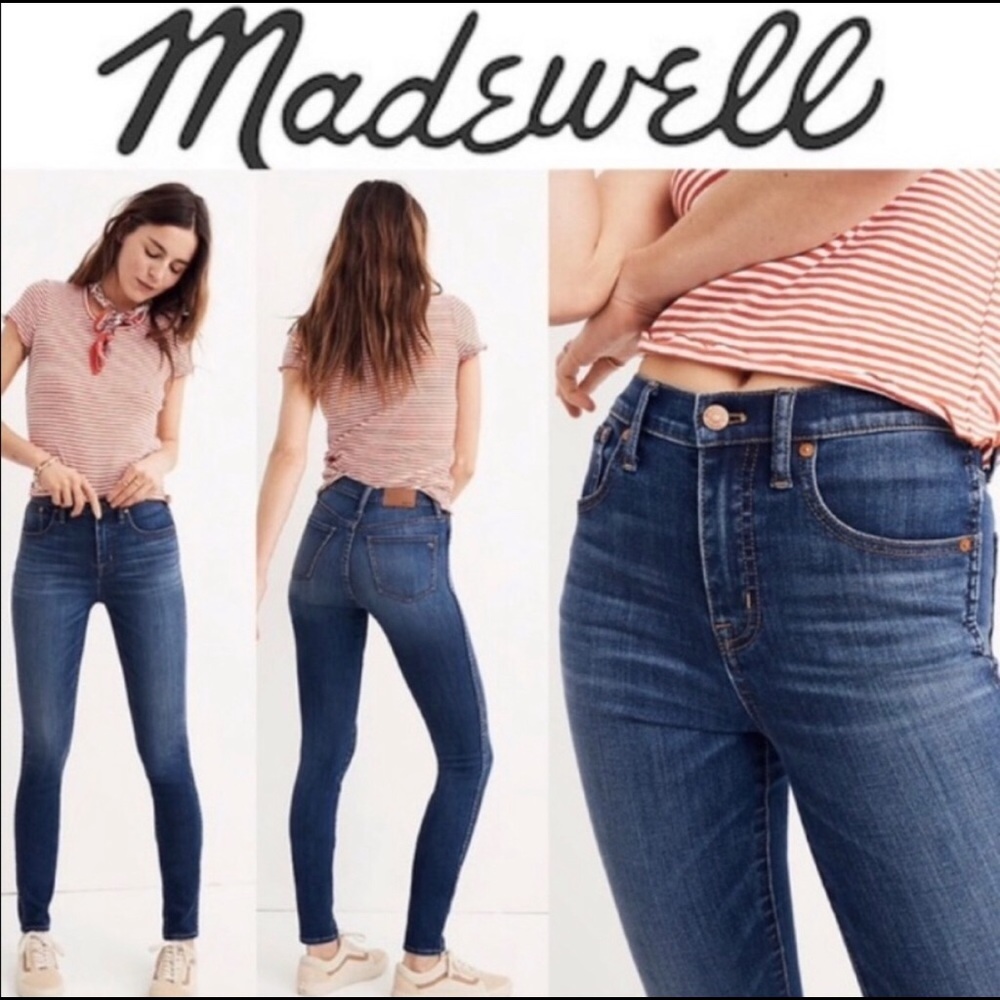 Madewell 10” High Rise Skinny